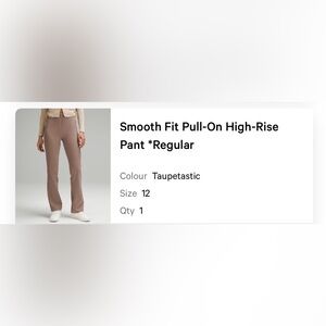 Lululemon pull in dress pants.  Size 12